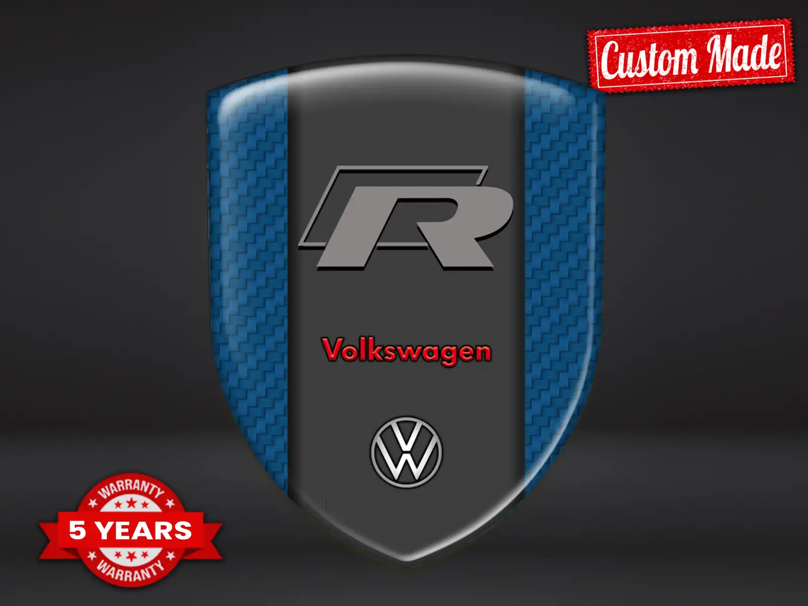 VW Impresión Parachoques Alta Calidad Resistente Moderna